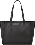 Longchamp Le Foulonné Leather Shoulder Tote
