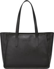 Longchamp Le Foulonné Leather Shoulder Tote