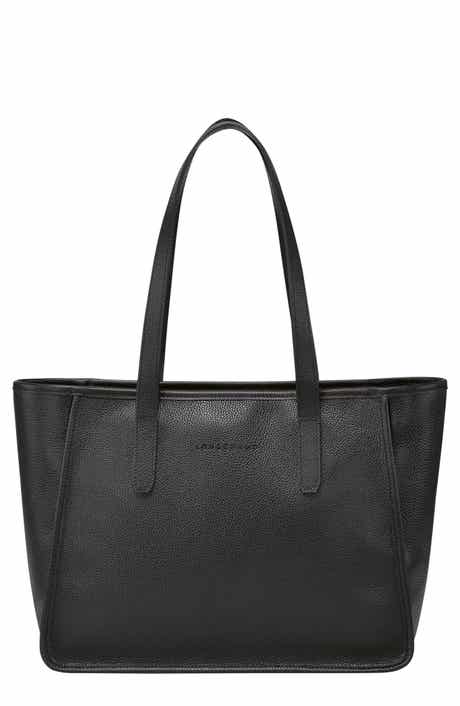 Longchamp Le Foulonné Leather Shoulder Tote