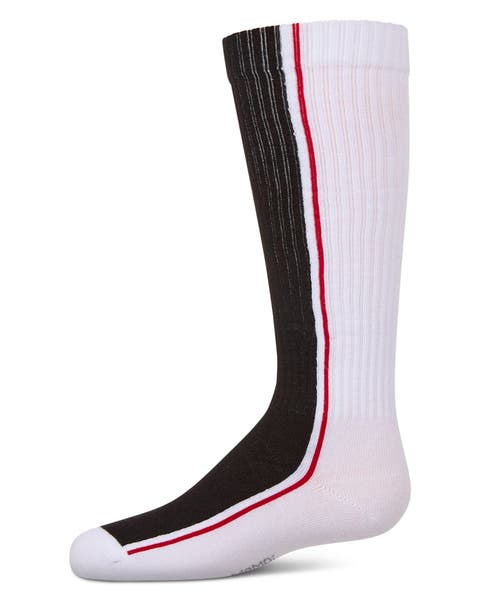 Color Block Stripe Stretch Knee Sock