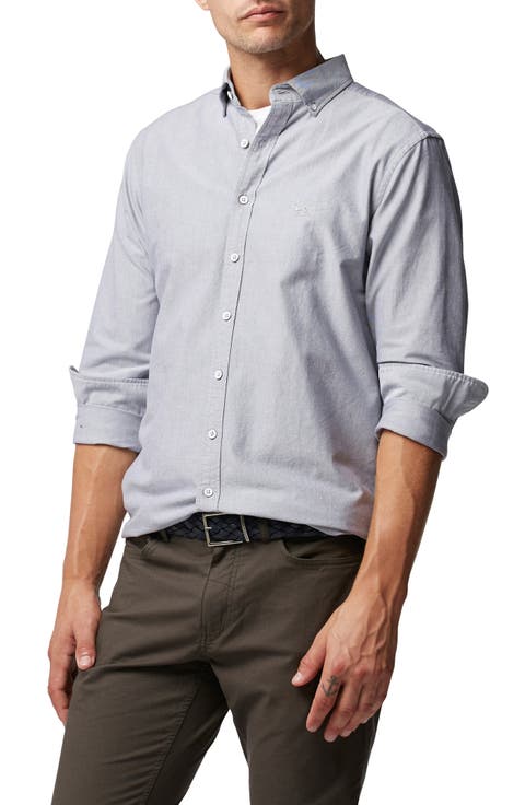 North Island Solid Button-Down Shirt