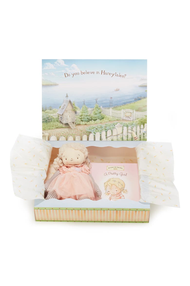 Pretty Girl Doll & Board Book Set, Main, color, PINK