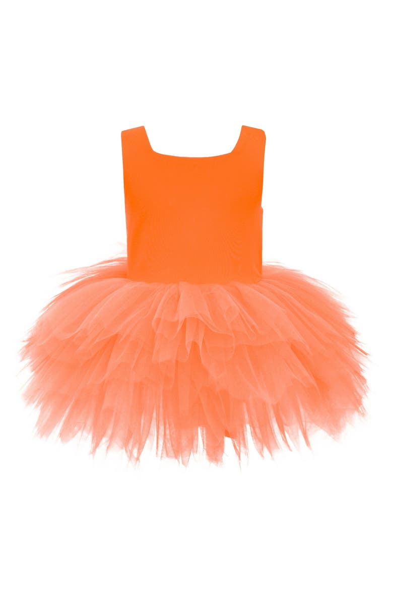 Mimi Tutu Neon Tutu Dress, Alternate, color, Coral