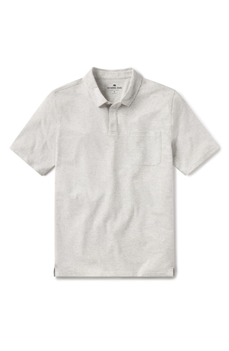 The Normal Brand Active Puremeso Everyday Pocket Polo, Alternate, color, Stone