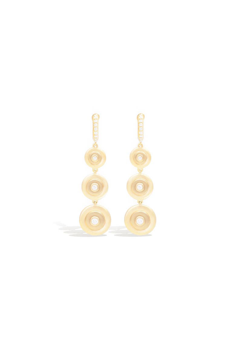 Campbell + Charlotte Evolve Chandelier Earring, Main, color, Diamond-Gold