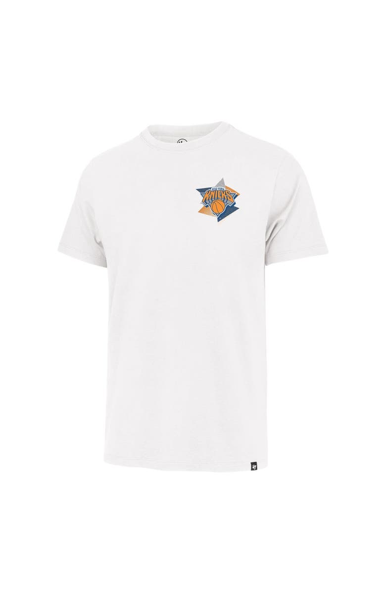'47 Men's '47 White New York Knicks City Edition Backboard Franklin T-Shirt, Alternate, color,