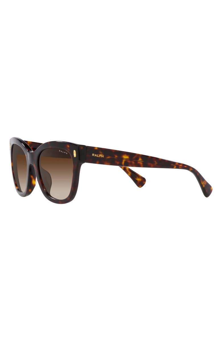RALPH 52mm Gradient Oval Sunglasses, Alternate, color, 
