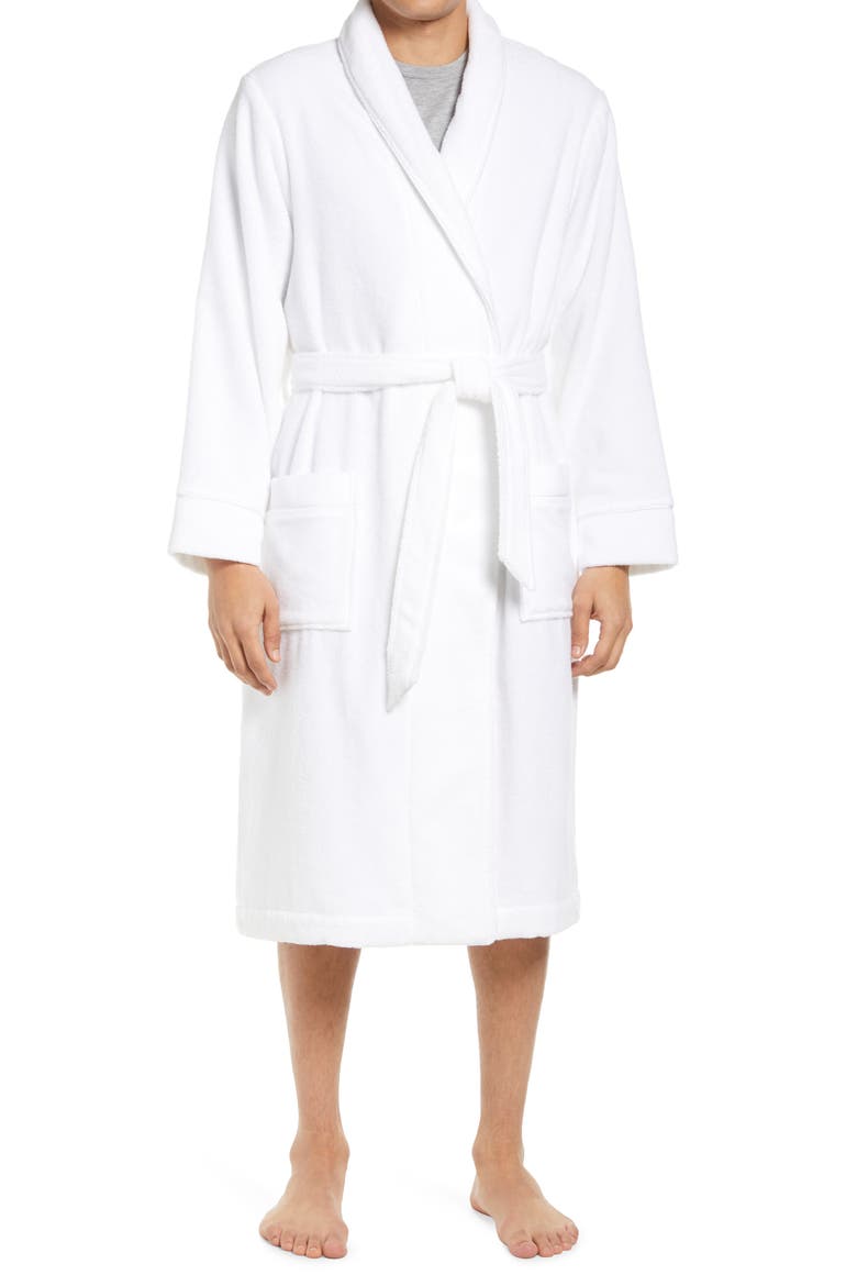 Hydrocotton Robe, Main, color, WHITE