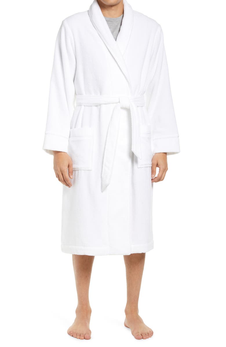 Nordstrom Hydrocotton Robe, Main, color, White