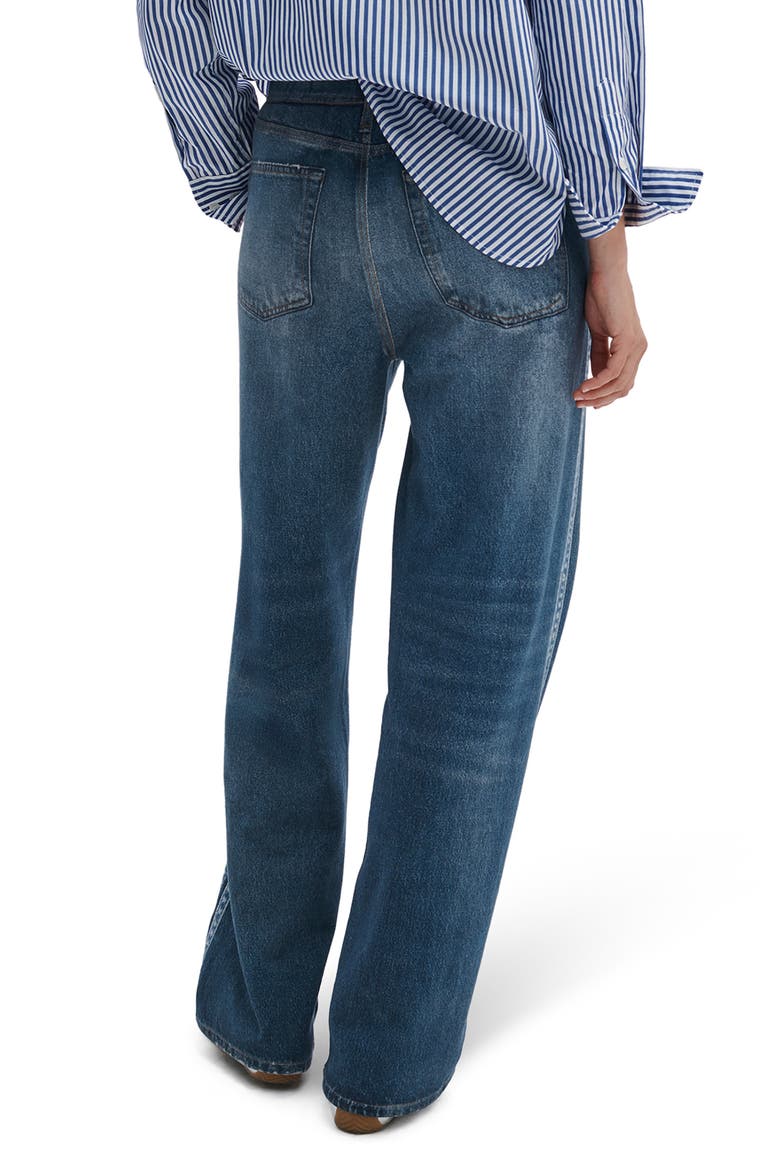 rb Miramar Track Stripe Cotton Terry Sweatpant Jeans, Alternate, color, BLUE/ CARNATION STRIPE