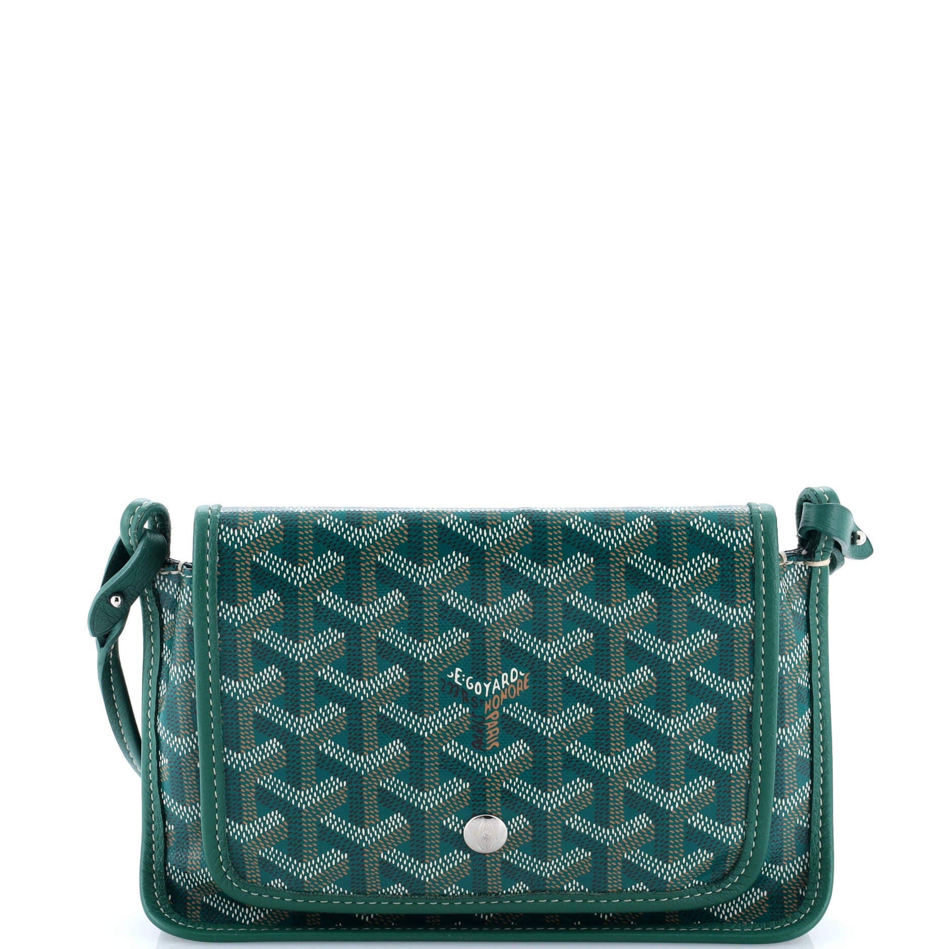 Pre-Owned Goyard Plumet Clutch Wallet Coated Canvas, Main, color, 