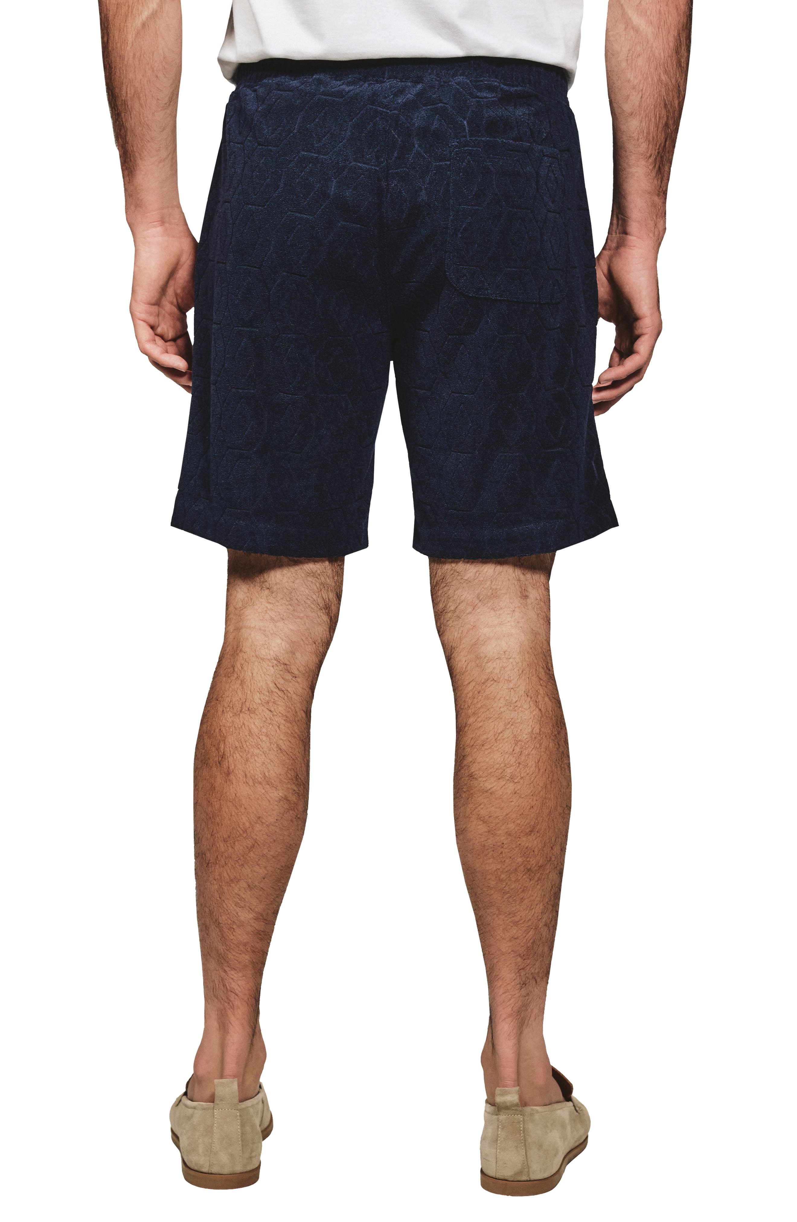Ponce Terry Cloth Drawstring Shorts - image 4