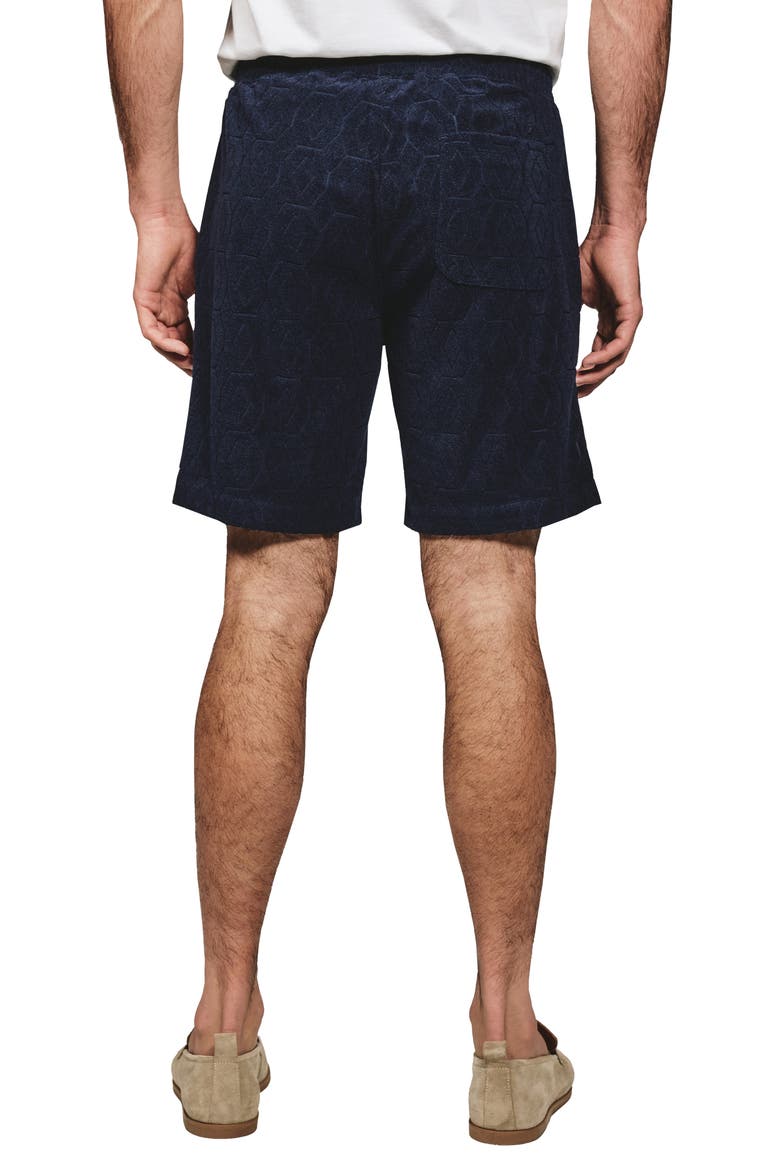 Ponce Terry Cloth Drawstring Shorts, Alternate, color, NAVY