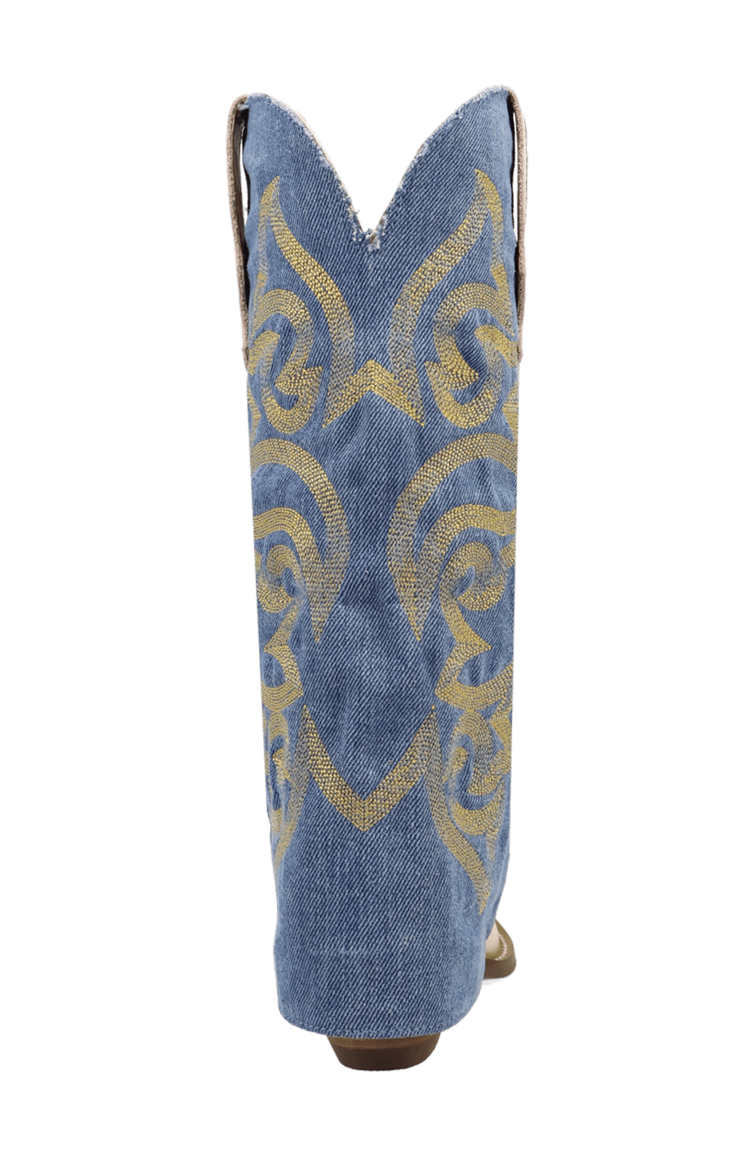 Southern Sass Western Boot, Alternate, color, GOLD