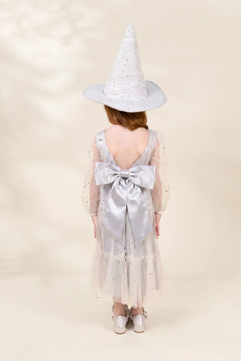 Star Princess with Hat Dress Play Costume, Alternate, color, Silver