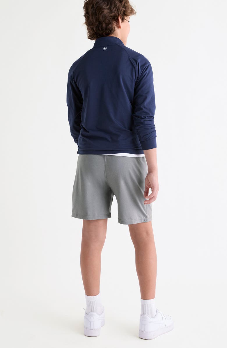 vineyard vines Kids' Island Time Drawstring Shorts, Alternate, color, Ultimate Gray Heather