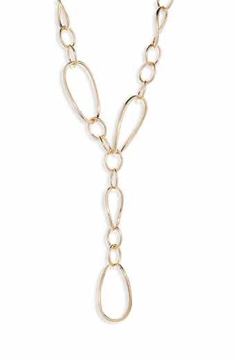 Mixed Link Chain Y-Necklace