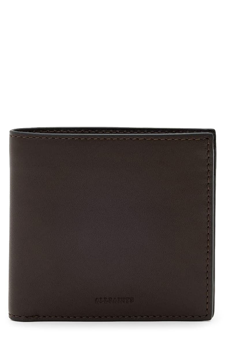 Delph Leather Wallet, Main, color, BITTER BROWN