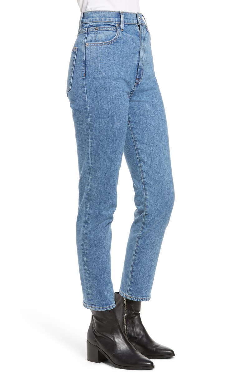 SLVRLAKE Beatnik High Waist Ankle Slim Jeans, Alternate, color,