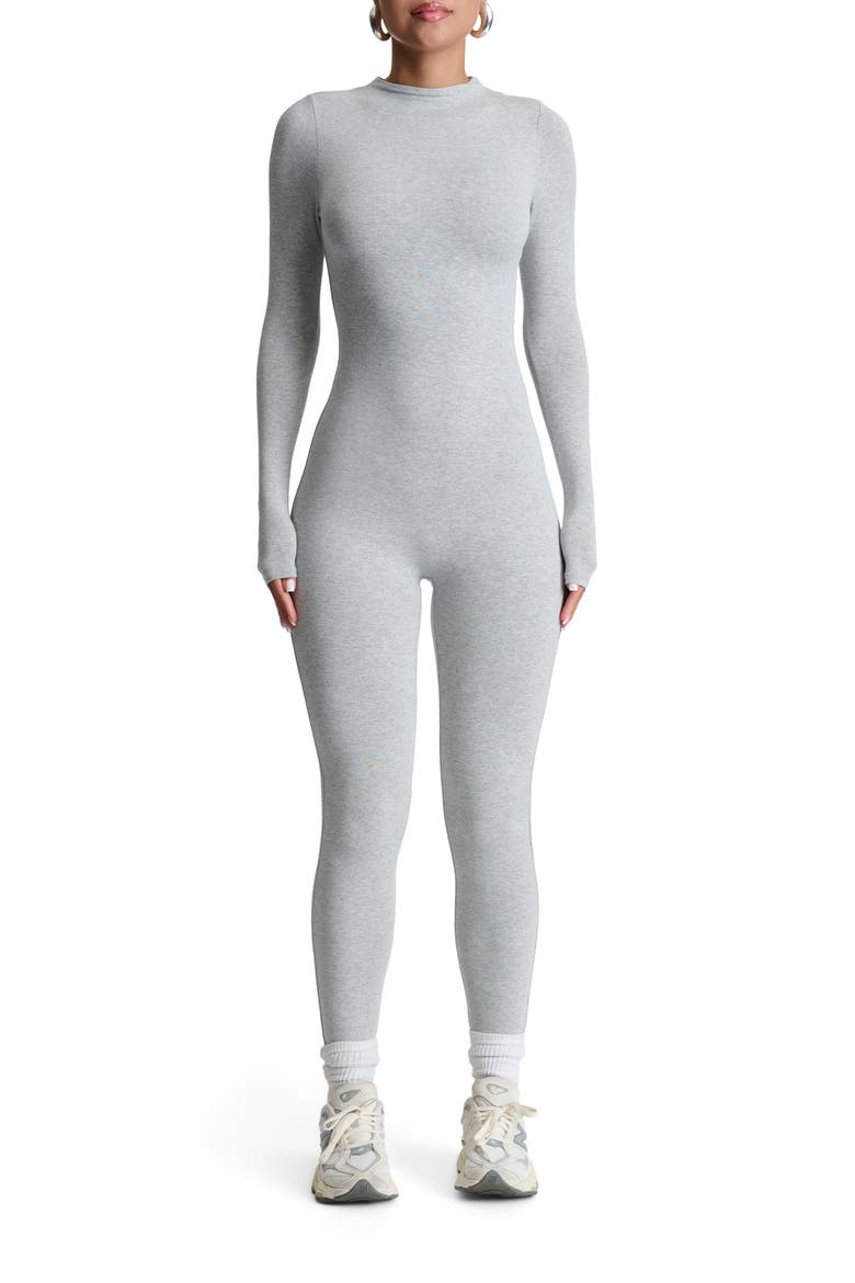 The NW Jumpsuit, Main, color, HEATHER GREY