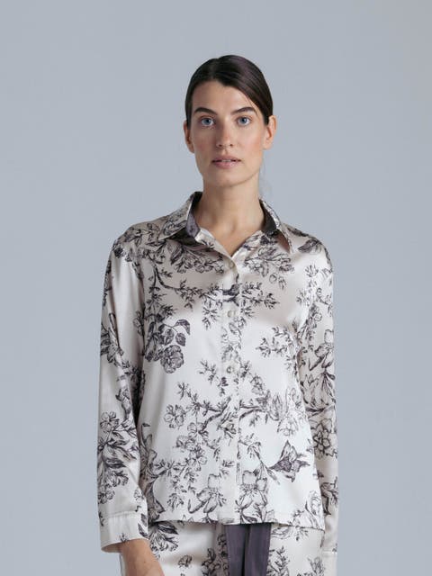 Silk Long Sleeve Shirt