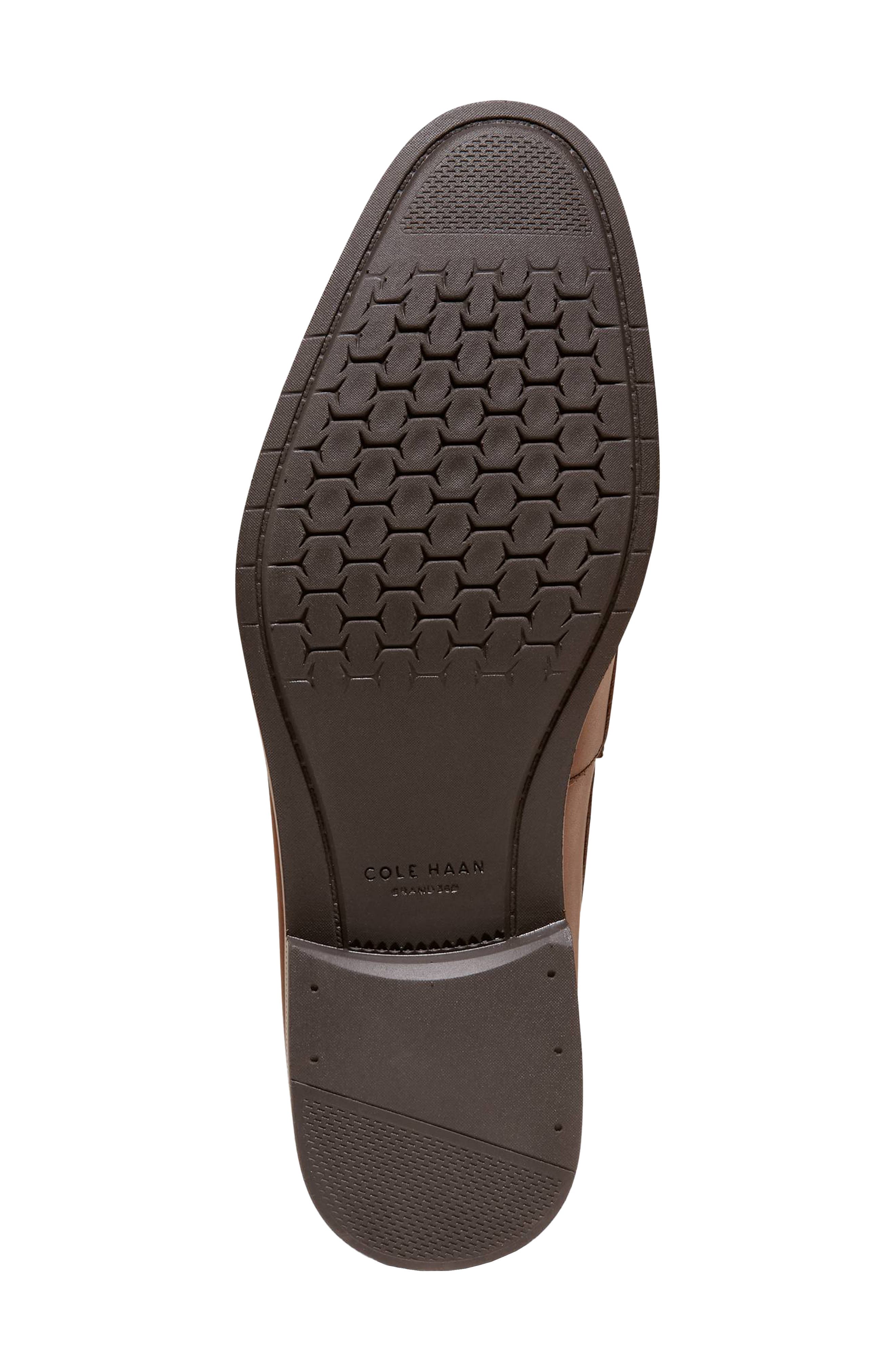 Harmon Grand Penny Loafer, Alternate, color, BRITISH TAN / DARK BROWN