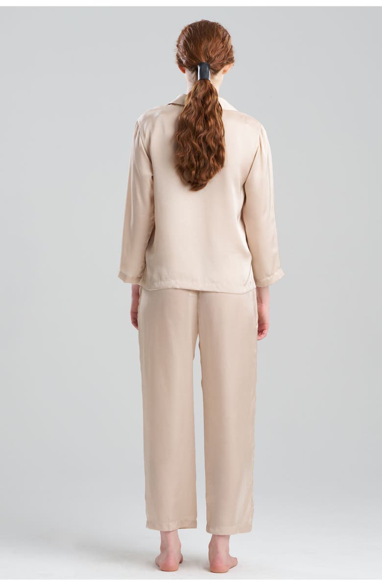 Natori ASHLEY Icon Notch PJ Set, Alternate, color, Cream