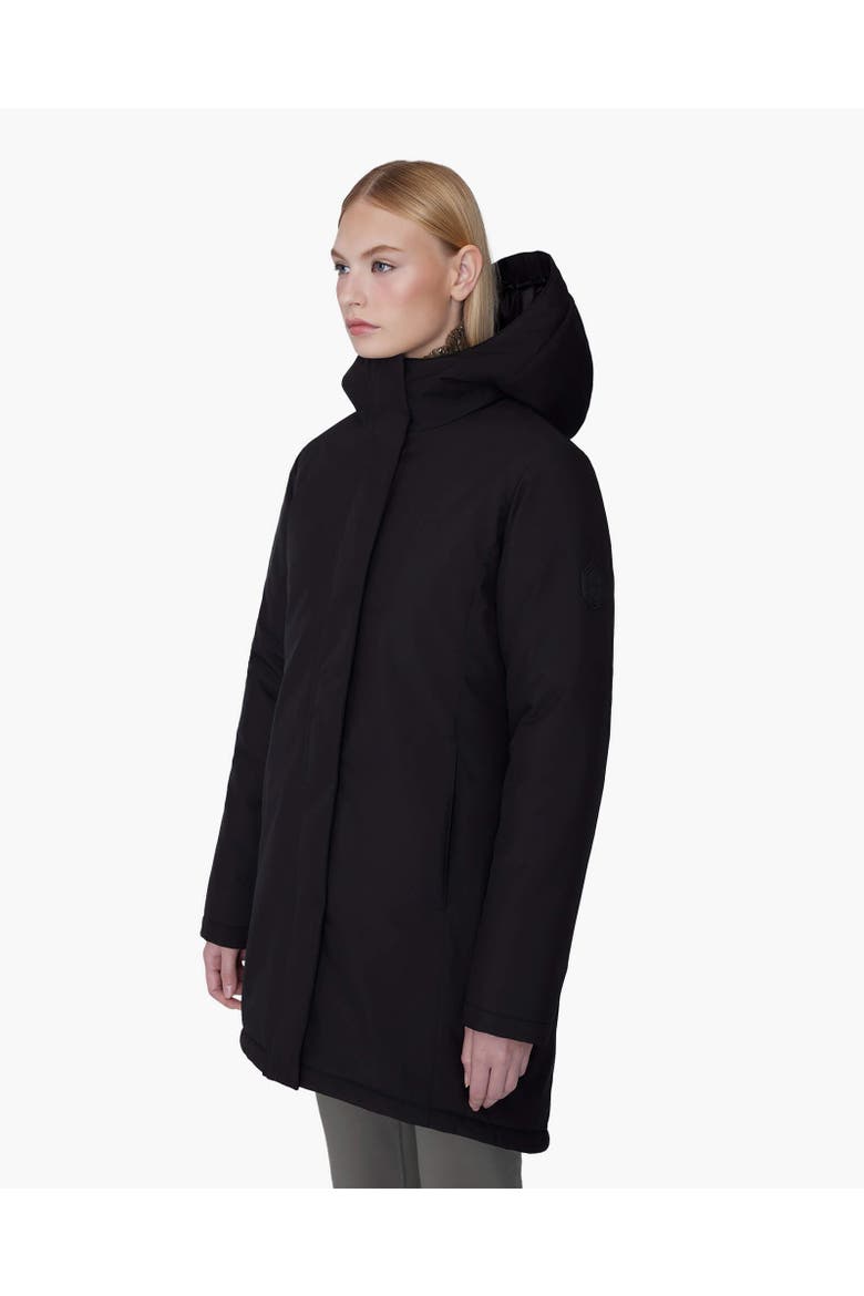 MARA | Hooded Insulated Winter Jacket, Alternate, color, Black