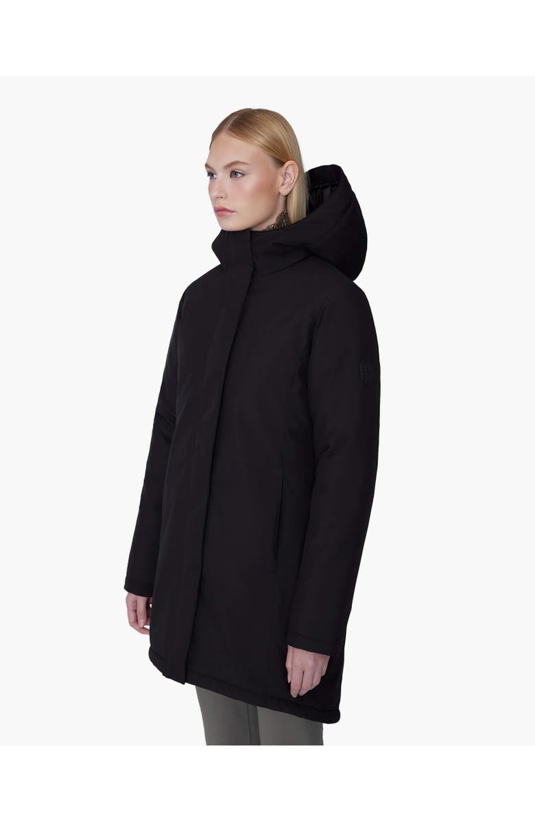 Quartz Co. MARA | Hooded Insulated Winter Jacket, Alternate, color, Black