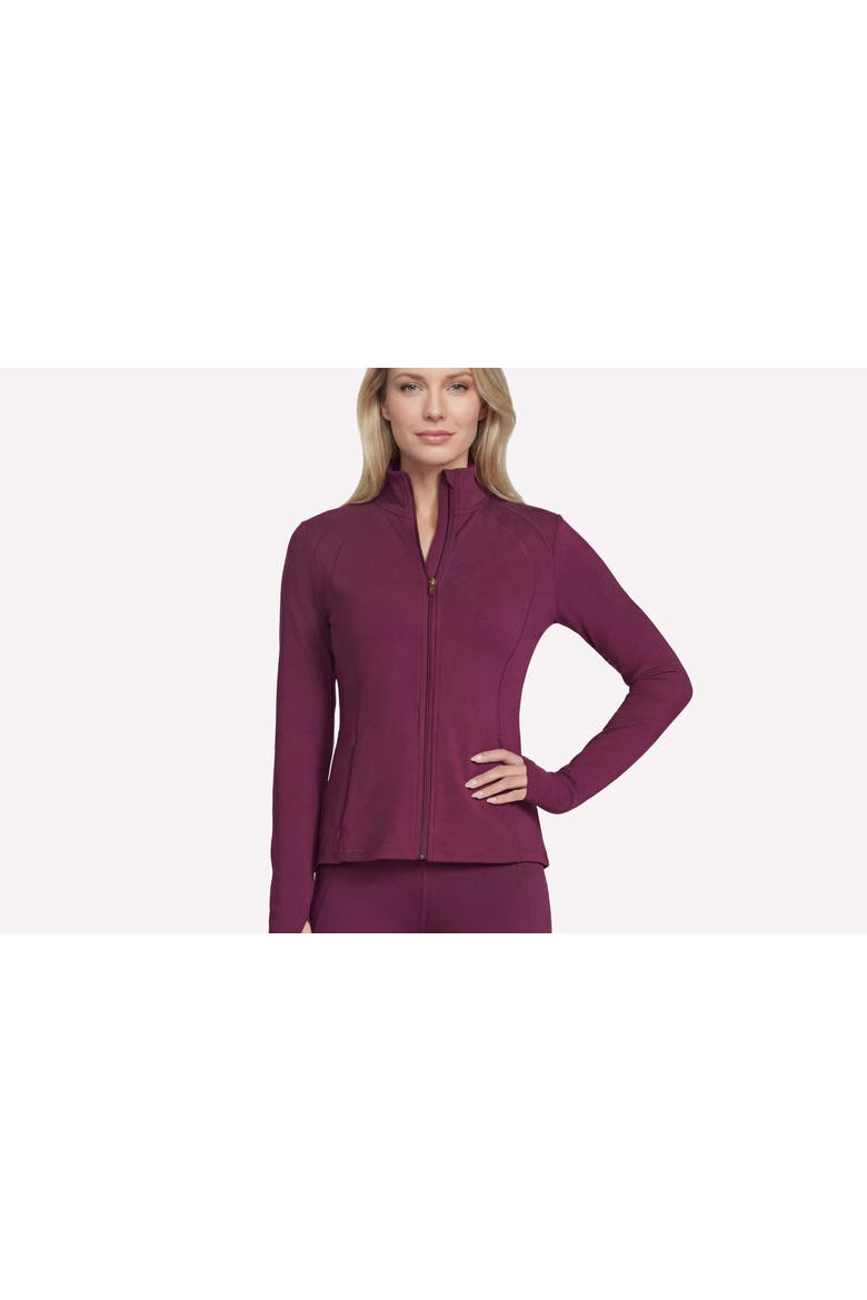 Go Walk Zip-Up Activewear Jacket, Alternate, color, FIG
