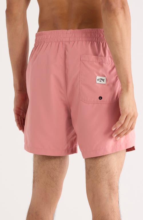 Billabong Shorely Swim Trunks In Pink