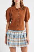 LOVE THE LABEL Eloise Short Sleeve Cardigan