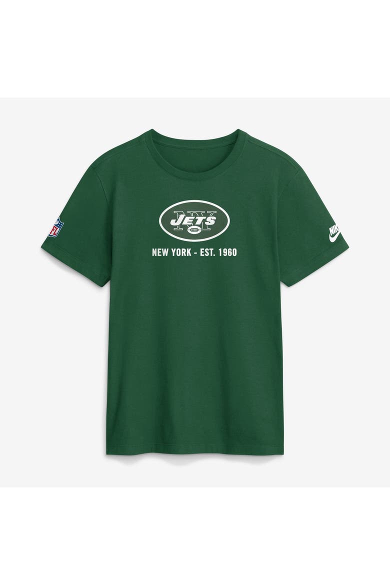 Men's Nike Green New York Jets Sideline Alternate Final Sprint Dri-FIT T-Shirt, Main, color, Green