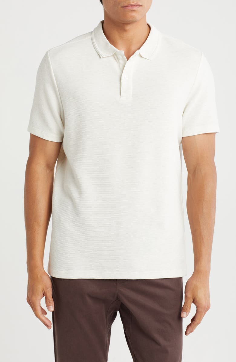 WESTZEROONE Rick Short Sleeve Polo, Main, color, White