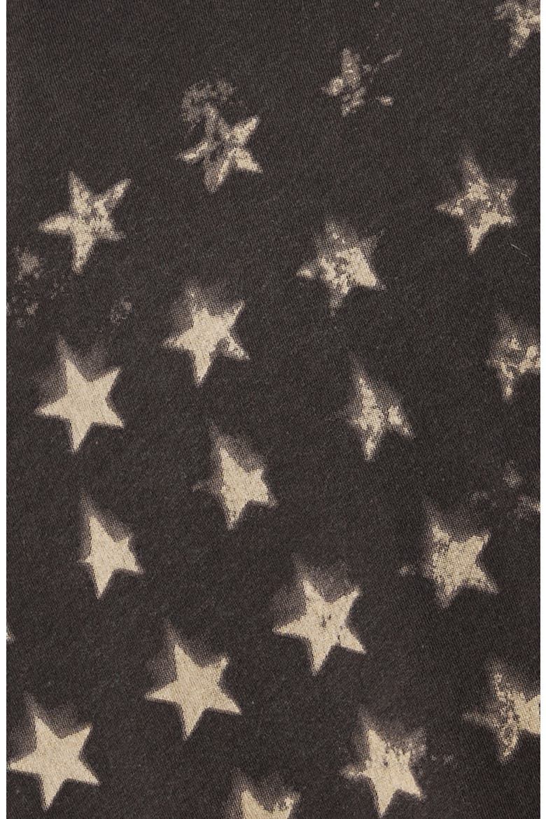 Stars Raw Edge Graphic T-Shirt, Alternate, color, CHARCOAL
