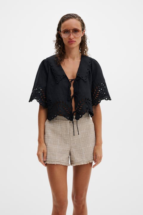 Estela Broderie Anglais Blouse