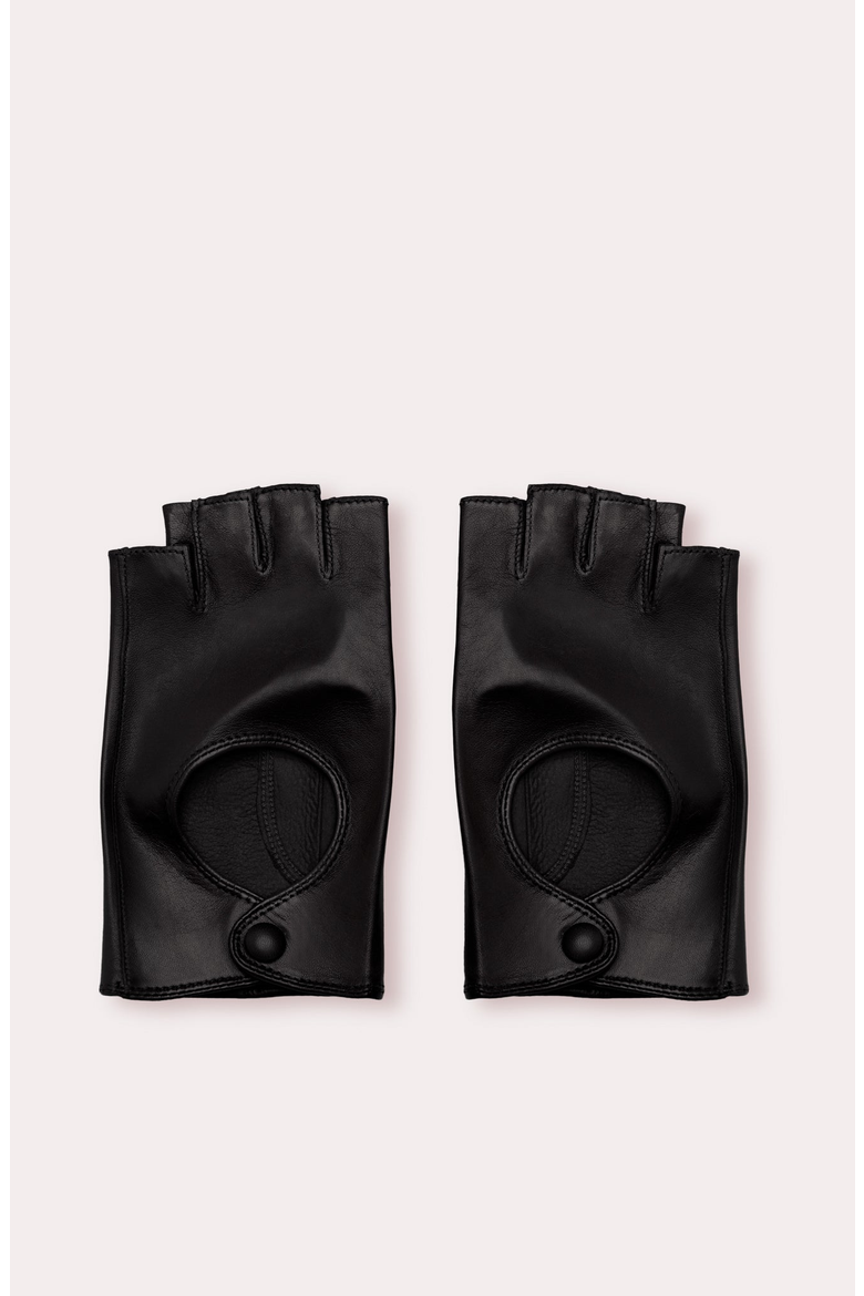 Fingerless Driving Glove, Main, color, Black
