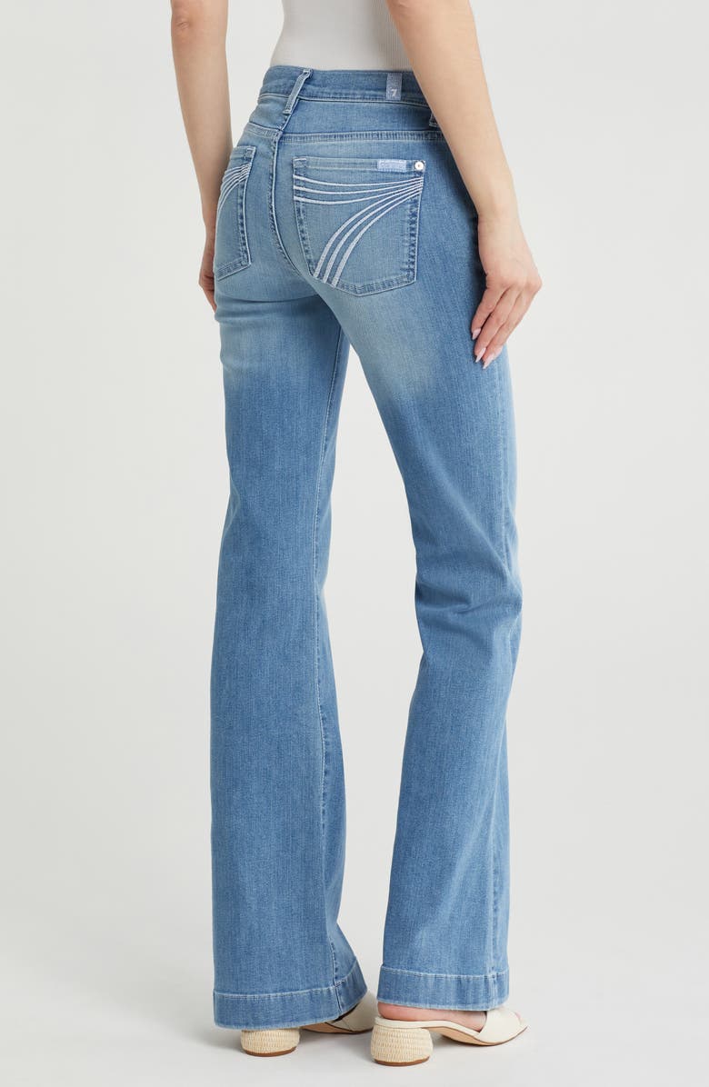 7 For All Mankind Dojo Mid Rise Flare Jeans, Alternate, color, Slim Evolution