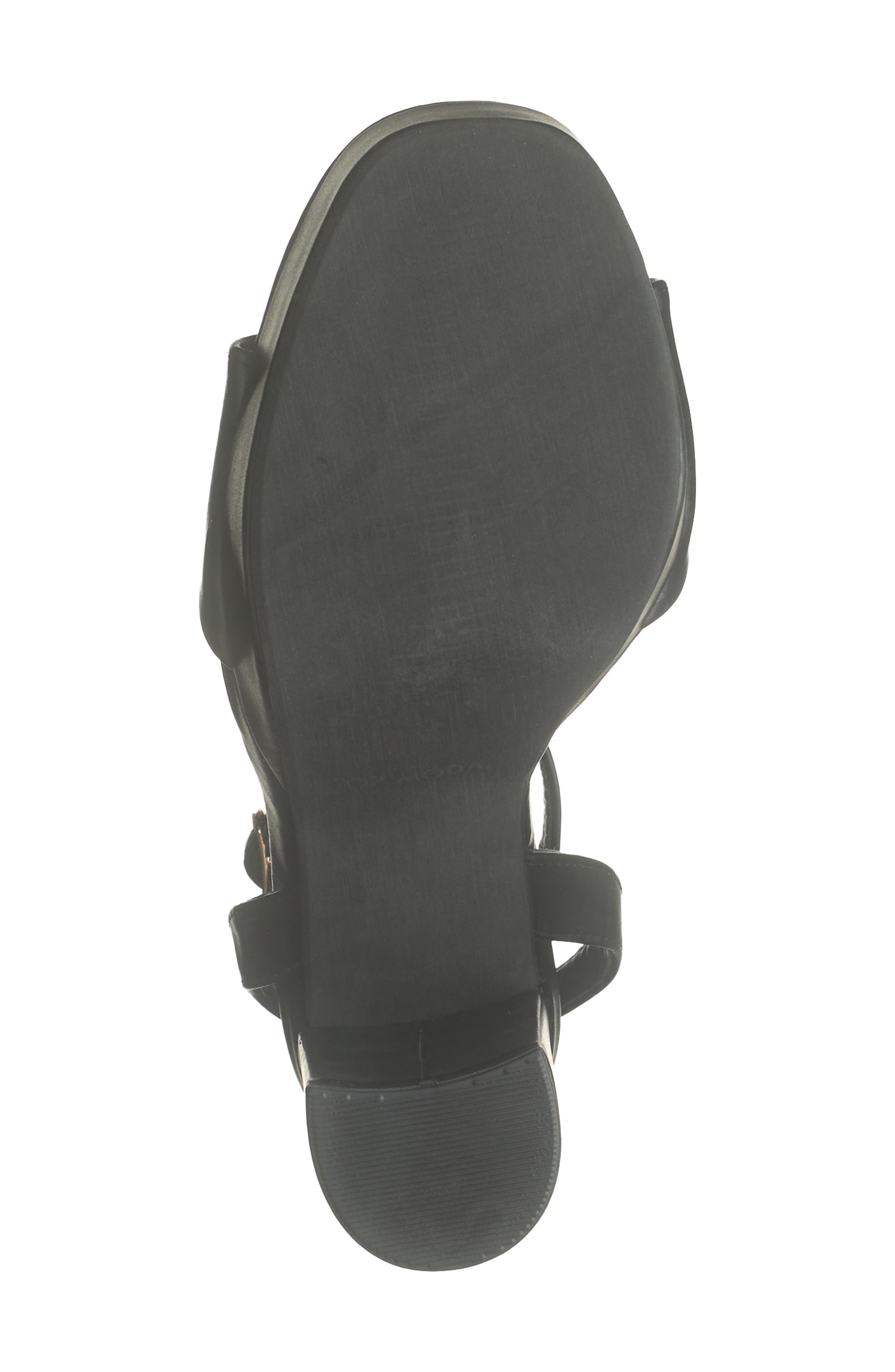TOP GUY SHOES Jane Platform Sandal, Alternate, color, Black Pu