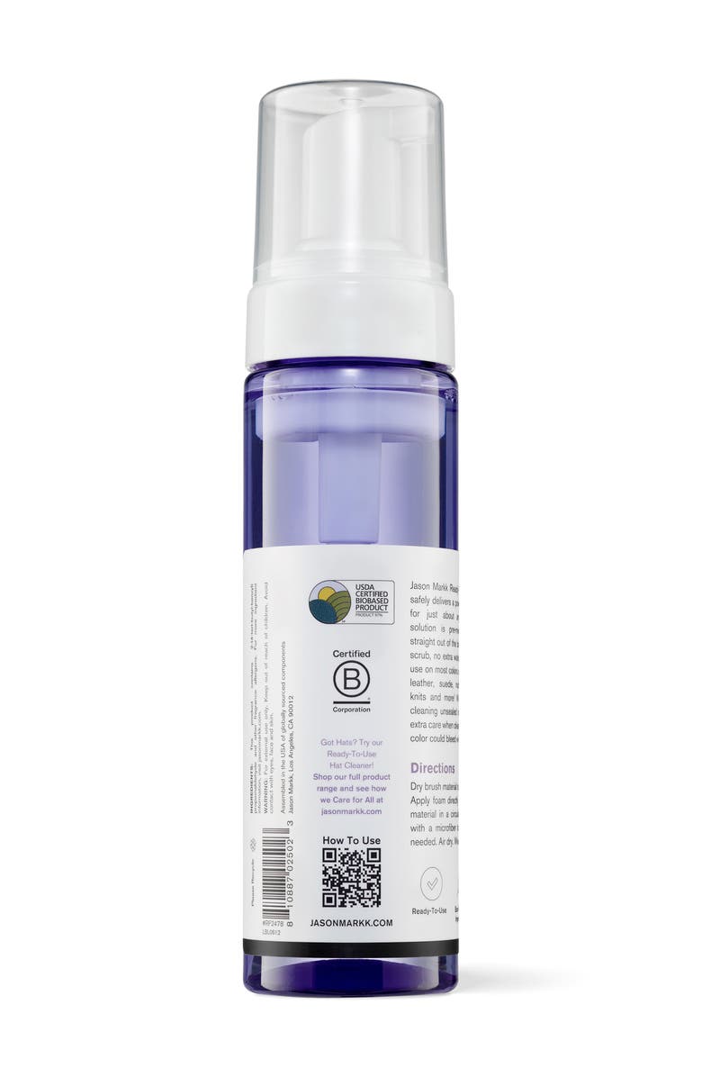 Jason Markk Ready to Use Foam Shoe Cleaner, Alternate, color, 