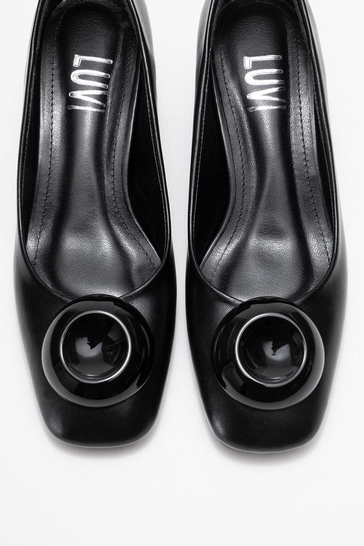 Prologue Shoes Mila Buckle Square Toe Block Heel Pump, Alternate, color, Black