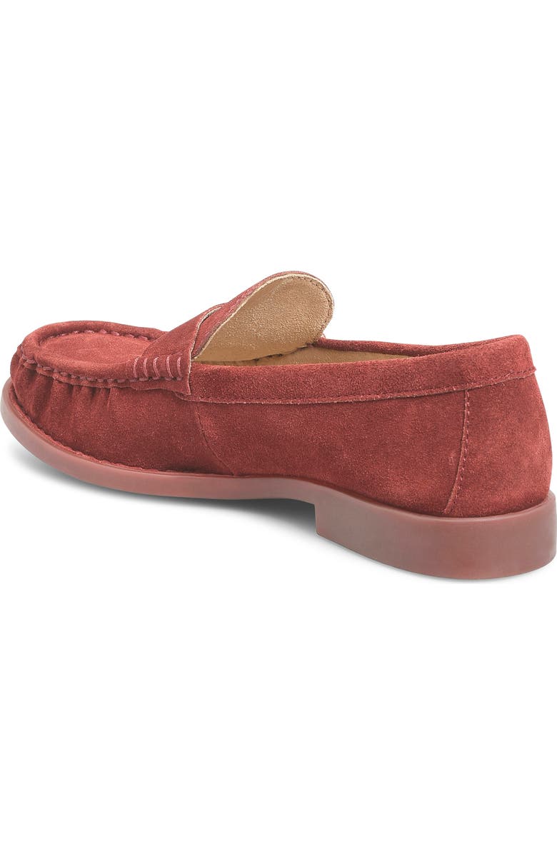 Børn Maris Loafer, Alternate, color, Burgundy Suede