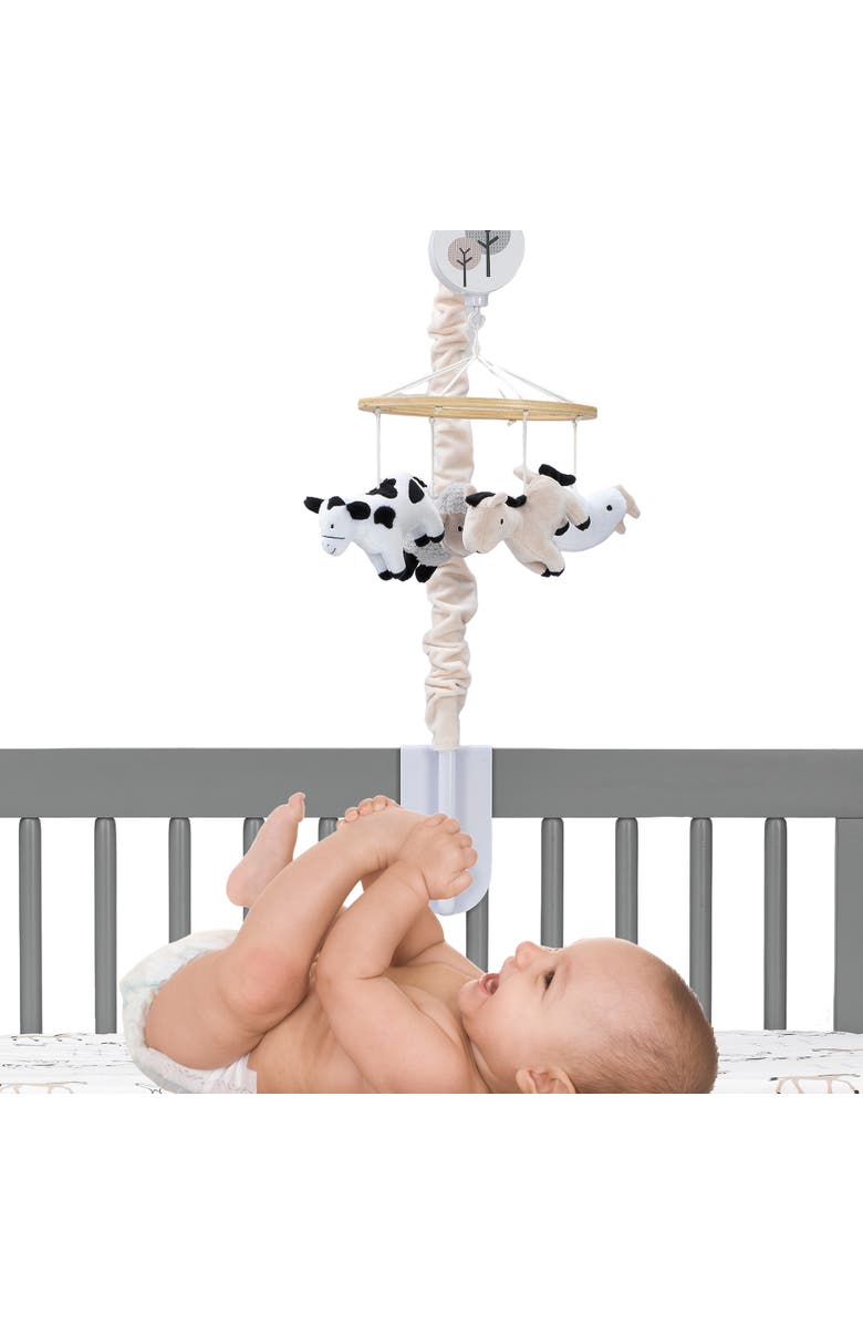 Lambs & Ivy Baby Farm Animals Musical Baby Crib Mobile Soother Toy, Alternate, color, Multicolor