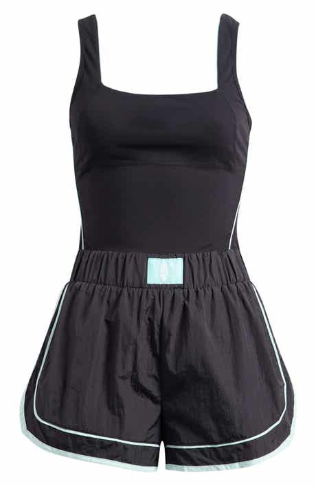 FP Movement Varsity Blues Mixed Media Romper