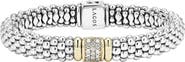 LAGOS Diamond & Caviar Station Bracelet