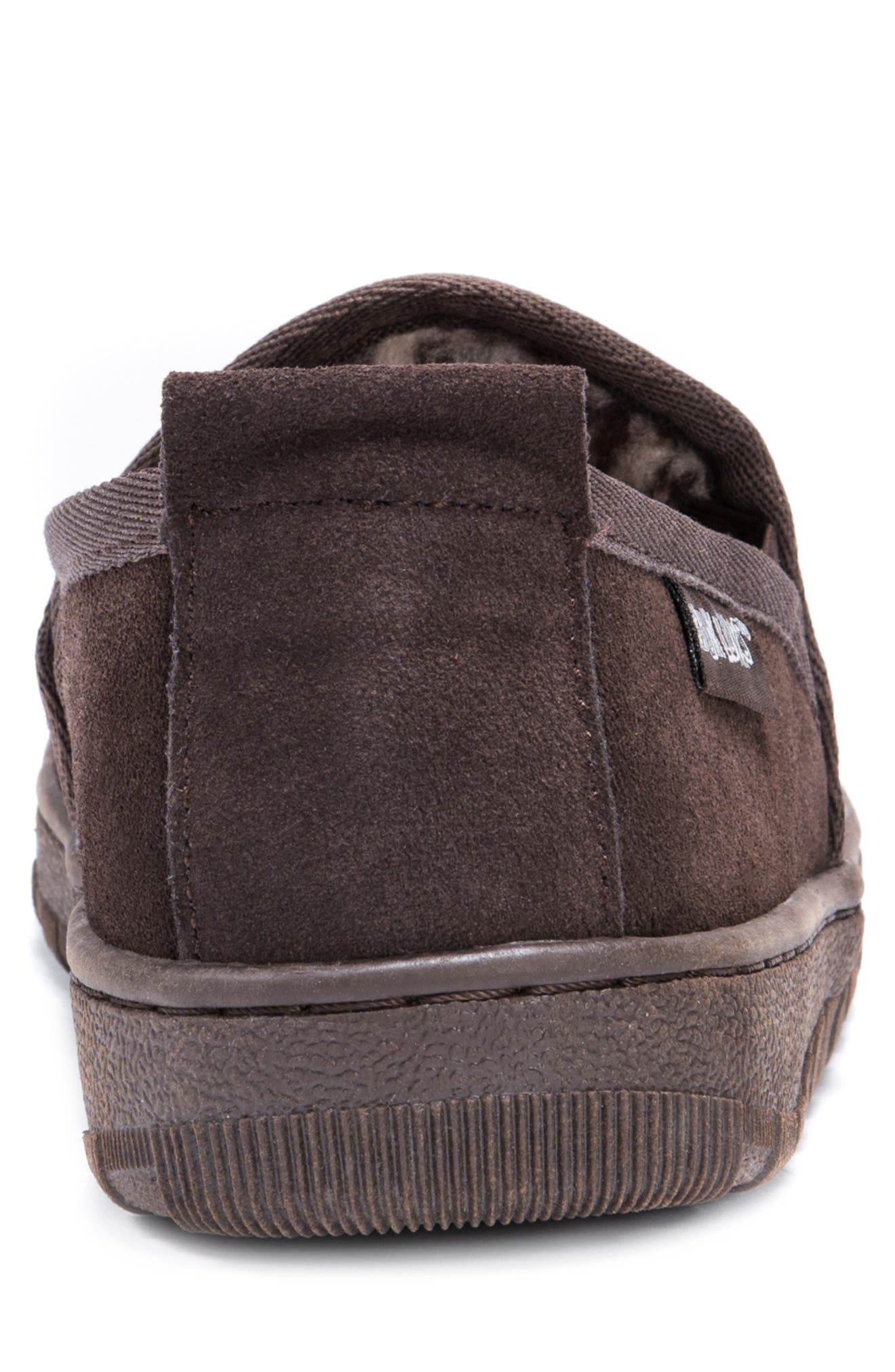 MUK LUKS Eric Printed Faux Fur Lined Loafer Slipper, Alternate, color, 