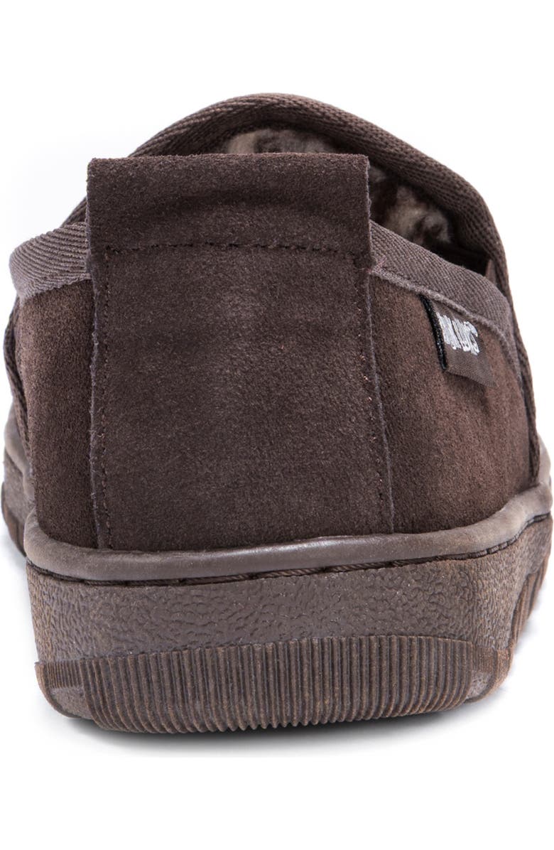 MUK LUKS Eric Printed Faux Fur Lined Loafer Slipper, Alternate, color,