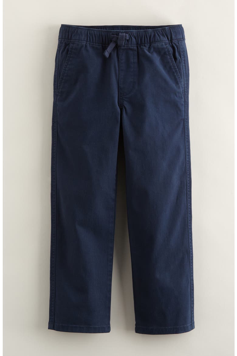 Kids' Relaxed Drawstring Waist Chinos, Main, color, NAVY ECLIPSE