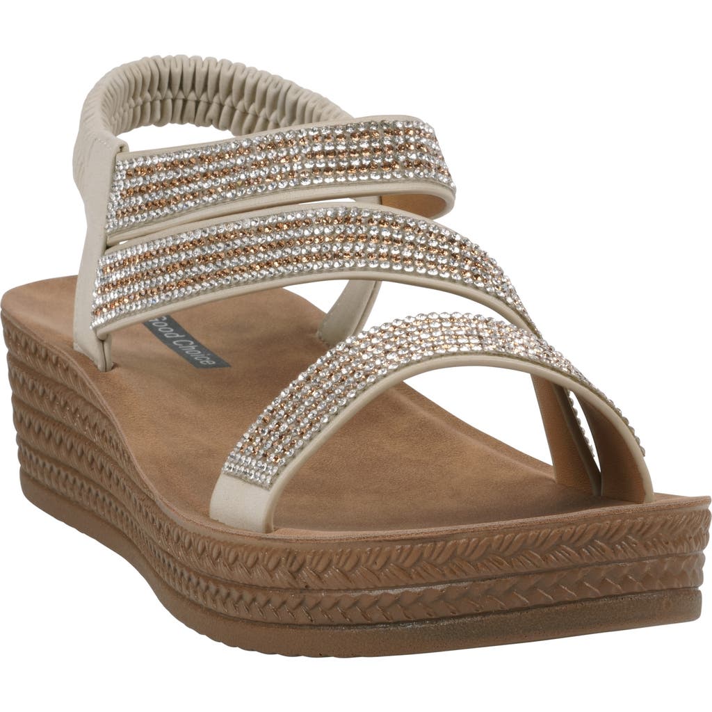 Gc Shoes Ruby Platform Sandal In Gold