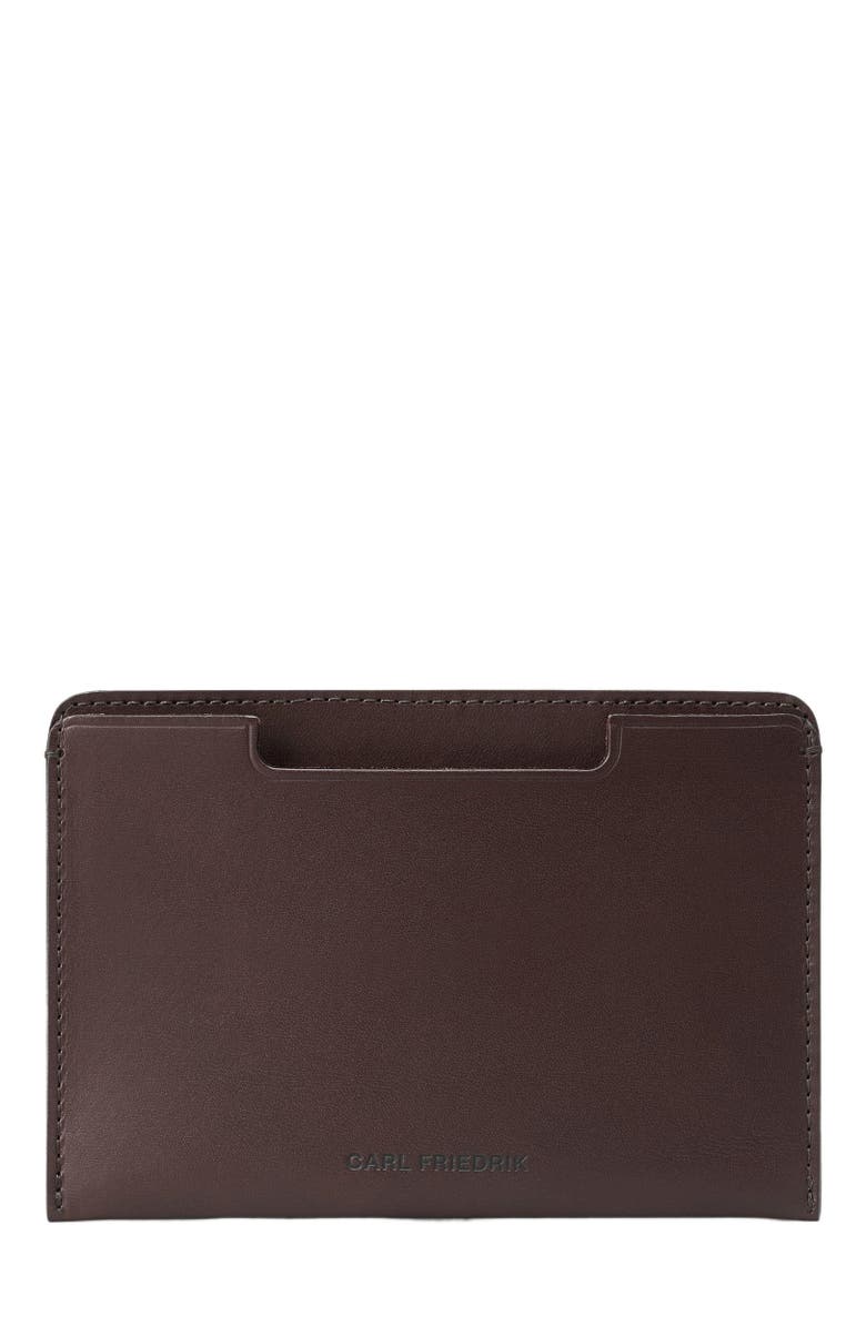 Carl Friedrik Easton Passport Holder, Main, color, Chocolate